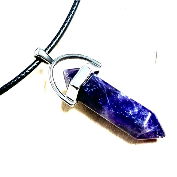 Healing Crystal Gemstone Necklace Pendant Energy Meditation. - Picture 4 of 4